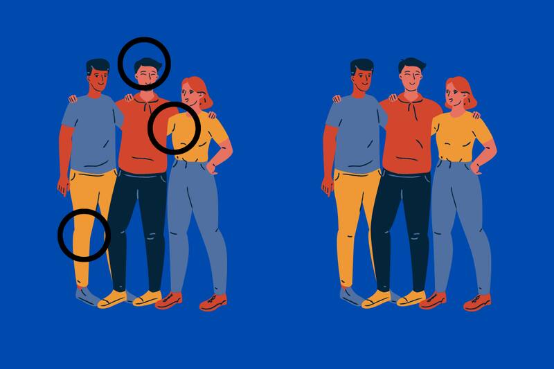 ¡Aquí estaban las diferencias!