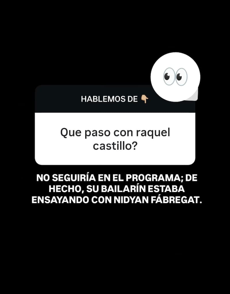 La influencer abandonaría Fiebre de Baile.