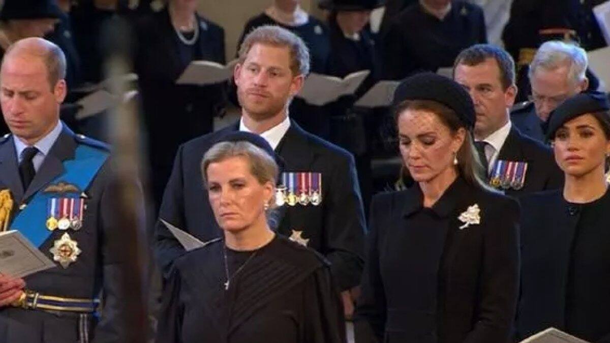 Kate Middleton y Meghan Markle al borde de las lágrimas en servicio a la reina en Westminster Hall