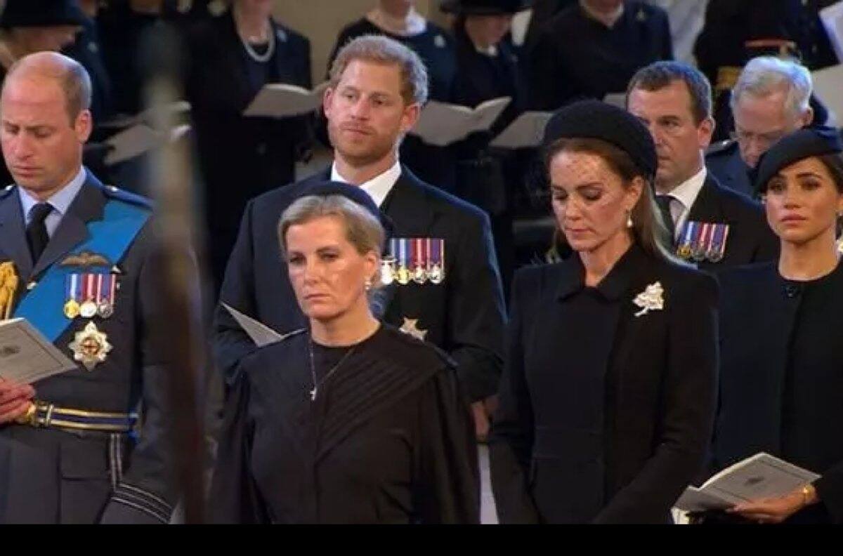 Kate Middleton y Meghan Markle al borde de las lágrimas en servicio a la reina en Westminster Hall