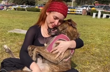Con el corazón roto Ariadne Díaz dio a conocer que su perrita fue devorada por un cocodrilo