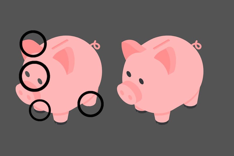 ¡Estas eran las diferencias! ¿Las viste?