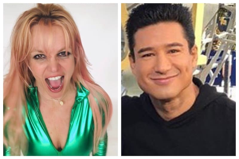 Britney Spears y Mario Lopez - Créditos: Instagram