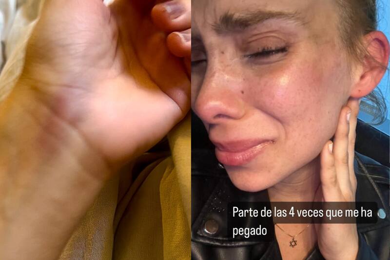 compartió registros de agresiones por parte de su expareja, Claudio Silva.