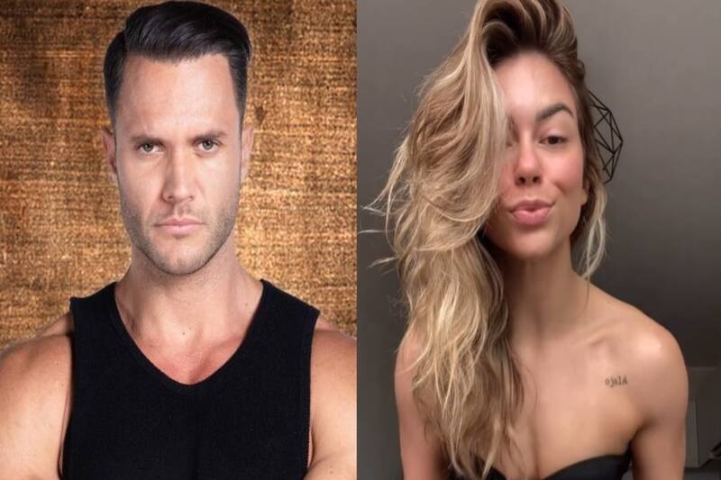 Fabio Agostini conoció a Gabrieli Moreira en Brasil. Créditos: Canal 13 / Instagram