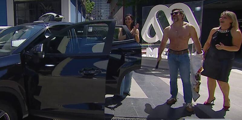 El animador de Mucho Gusto protagonizó un nuevo desnudo.