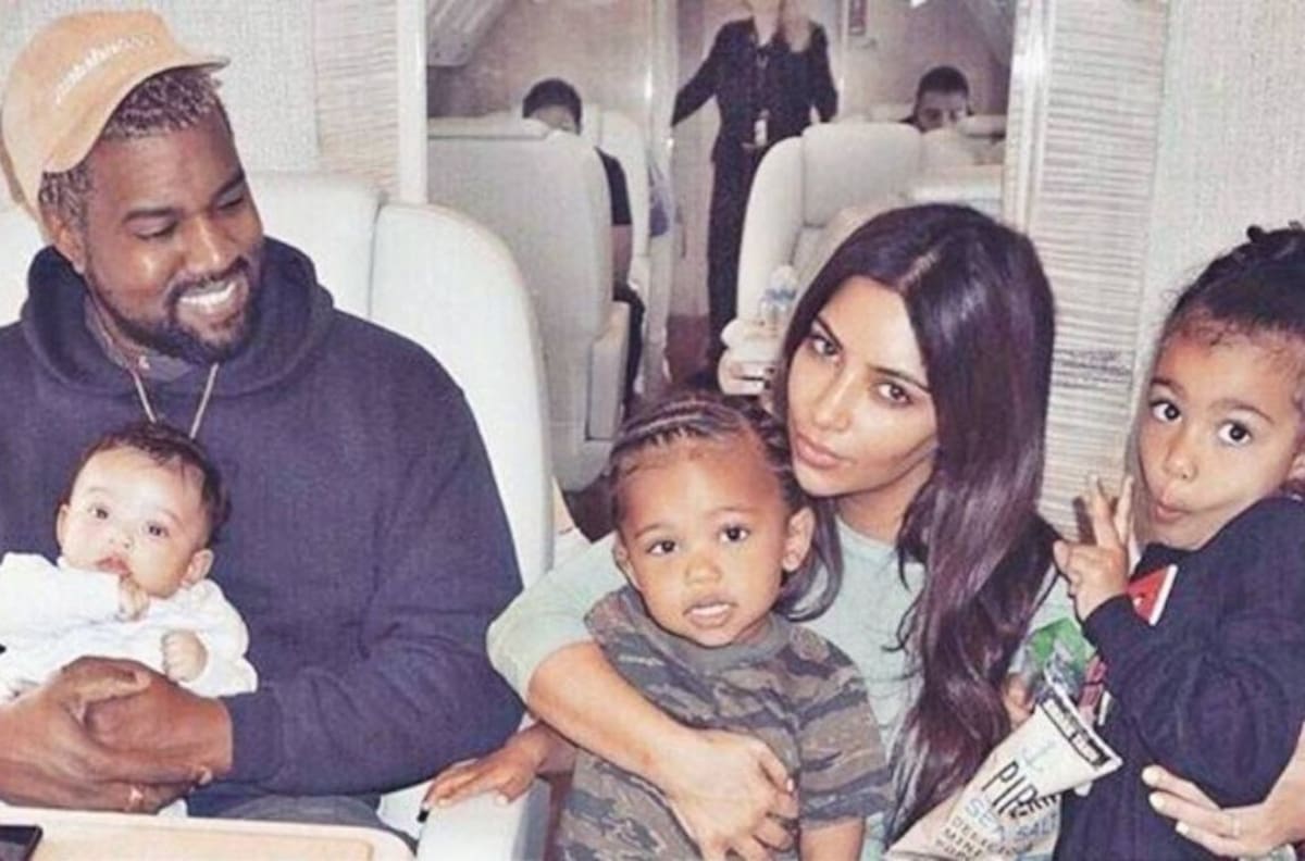 Kanye West comparte foto de su hijo Saint en indirecta a Kim Kardashian