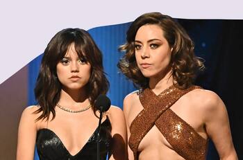 El divertido diálogo entre Jenna Ortega y Aubrey Plaza en los Premios SAG 2023