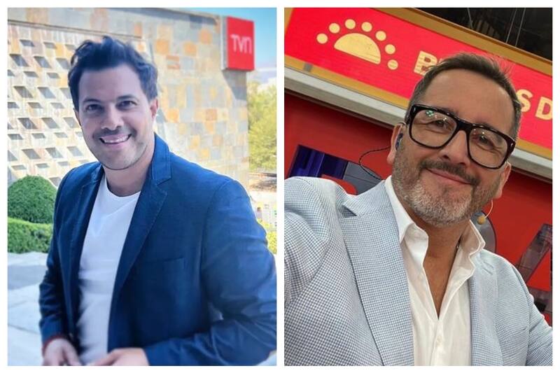 Simón Oliveros y Eduardo Fuentes El panelista de "Buenos Días a Todos" le realizó una insólita petición al periodista - Créditos: Instagram