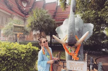 Belinda roba las miradas durante su estancia en Tailandia