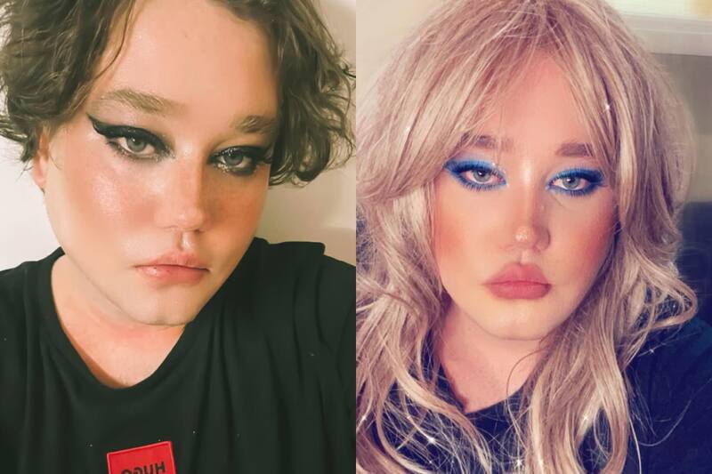 El influencer se dedica también a su gran pasión por el maquillaje.