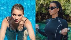 ¿Ludwika Paleta y Kim Kardashian nadaron juntas? Aquí el video