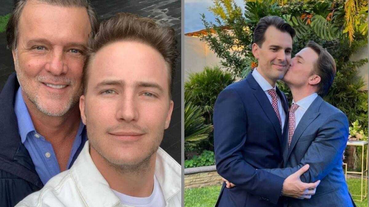 Hijo de René Strickler y su novio se casan por segunda vez en una emotiva ceremonia religiosa