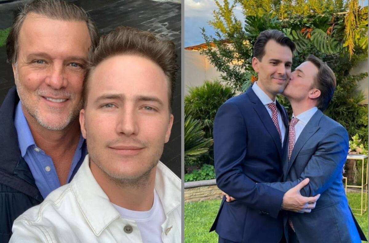 Hijo de René Strickler y su novio se casan por segunda vez en una emotiva ceremonia religiosa