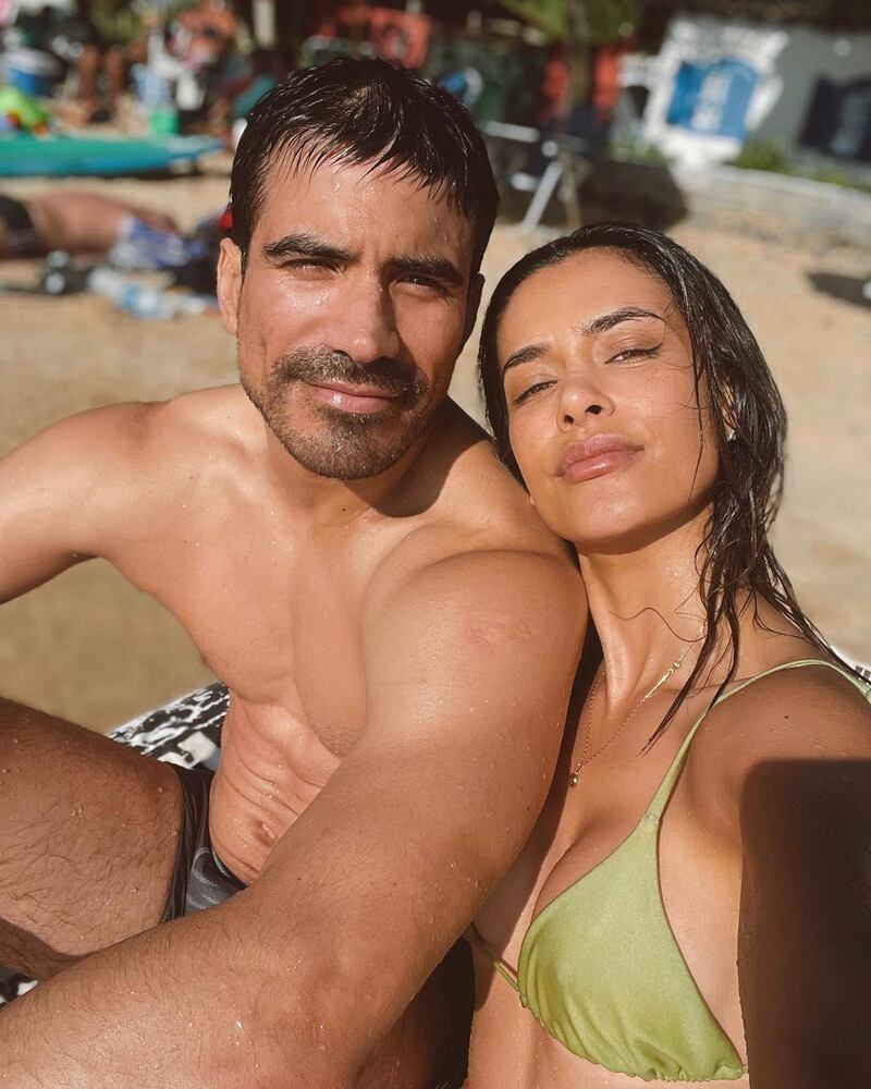 Sebastián Ramírez y Camila Campos