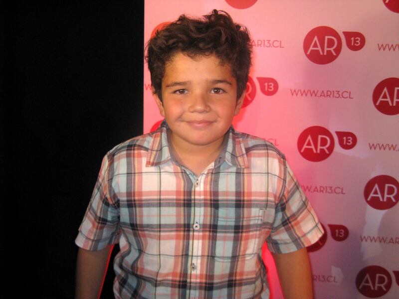 Lukas Vergara tenía 11 años cuando apareció en "Papá Mono".