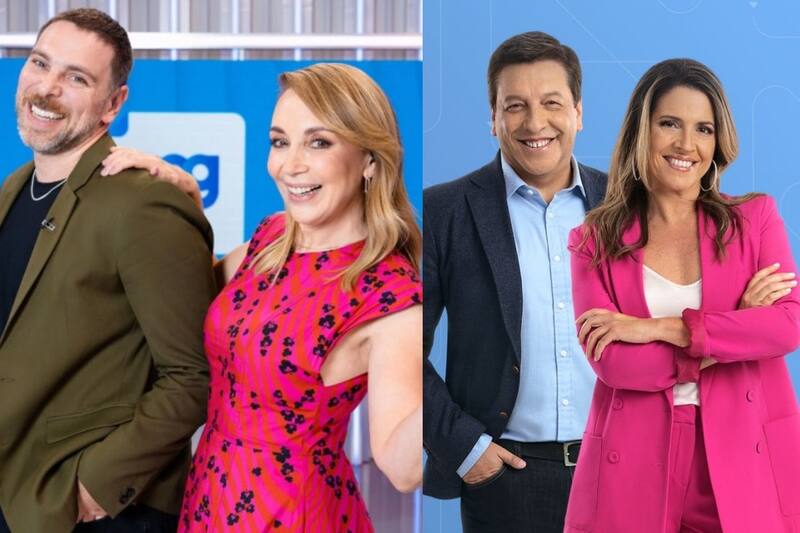 "Mucho Gusto" y "Contigo en la Mañana" El dúo de Mega triunfó este lunes - Créditos: Mega / CHV