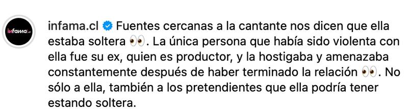 El sitio conversó con cercanos a Fran Maira quienes señalaron que ella y Nes no eran pareja.