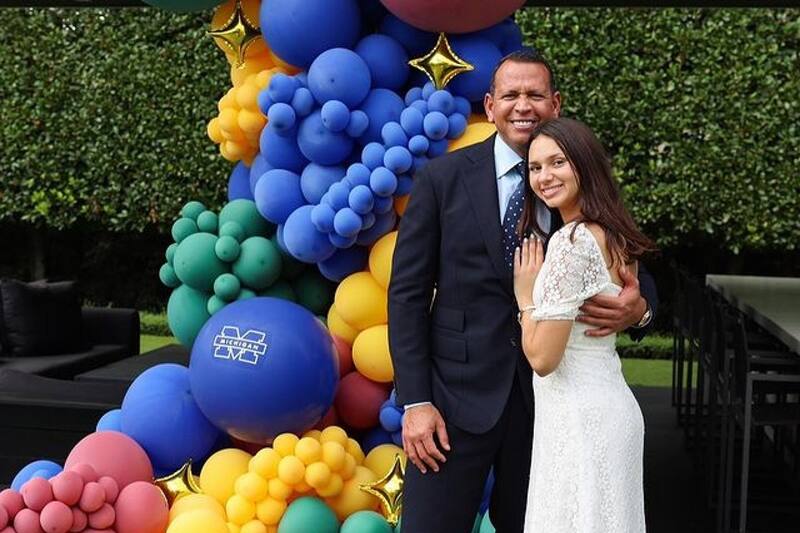 Alex Rodríguez El beisbilista compartió fotos de la graduación de la secundaria de su hija Natasha, de 18 años. - Créditos: Instagram
