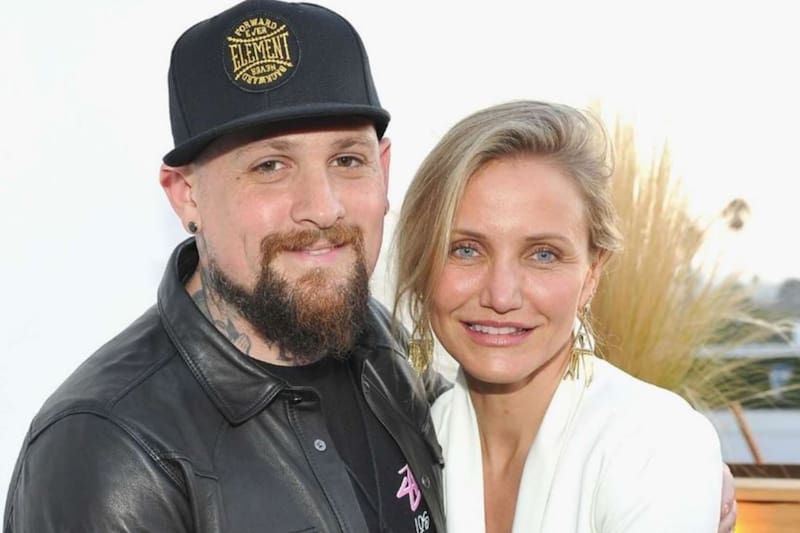 Cameron Diaz y Benjin Madden La pareja estuvo presente en la boda de Sofía Richie - Créditos: Instagram