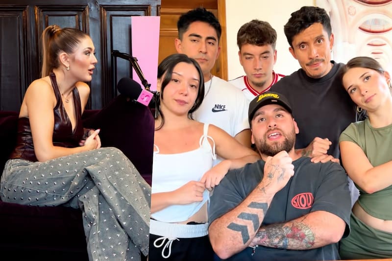 Ahora fue el grupo de tiktokers quien atacó a la influencer. Foto: @elpodcastdesarah / TikTok
