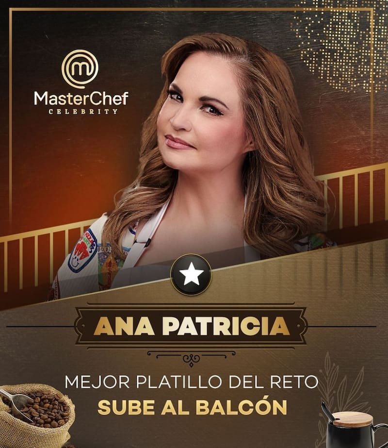 La actriz ganó el reto del platillo sobre los pecados capitales en "MasterChef Celebrity México".