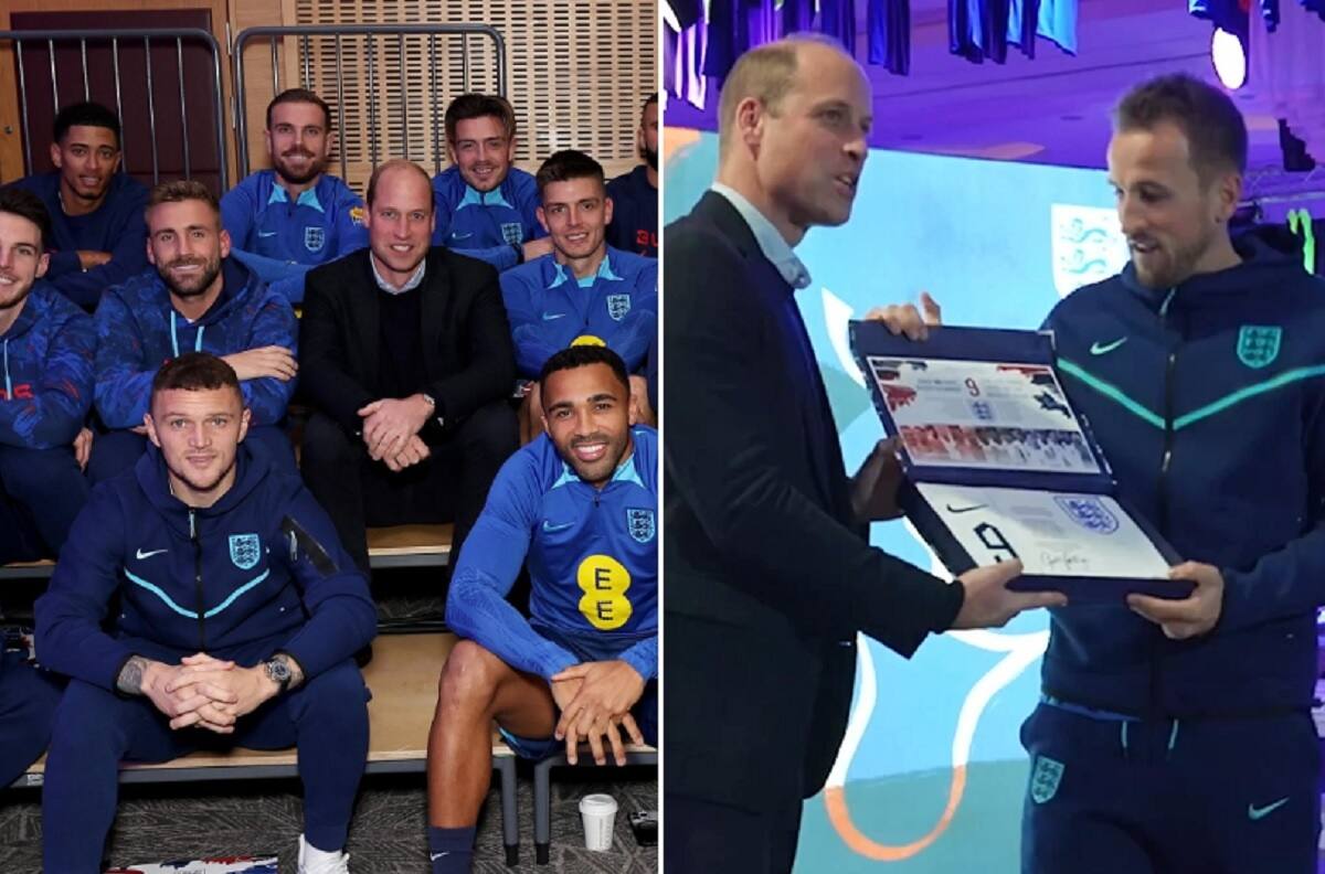 Mundial de Qatar 2022 complica al Príncipe de Gales: visitó a la selección de Inglaterra pero no a Gales
