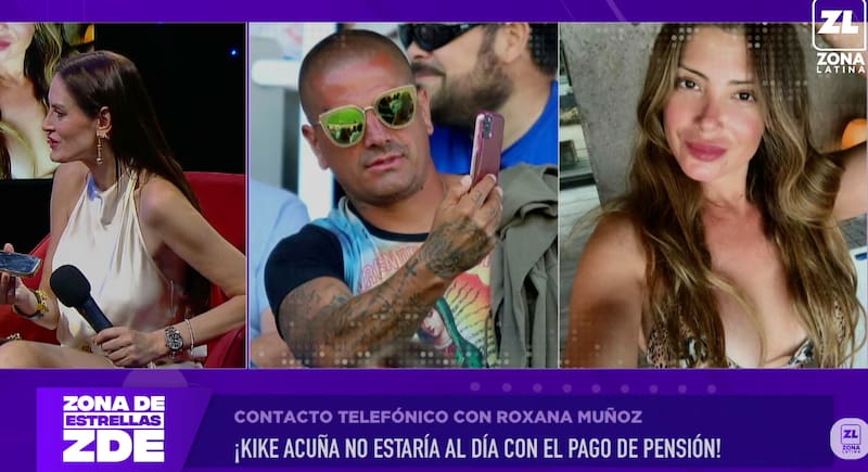 La modelo se lanzó con todo contra Kike Acuña.