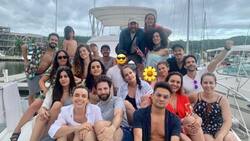 Oswaldo Benavides y Ludwika Paleta lamentan muerte de dos de sus  compañeros en la cinta" Noche de Bodas