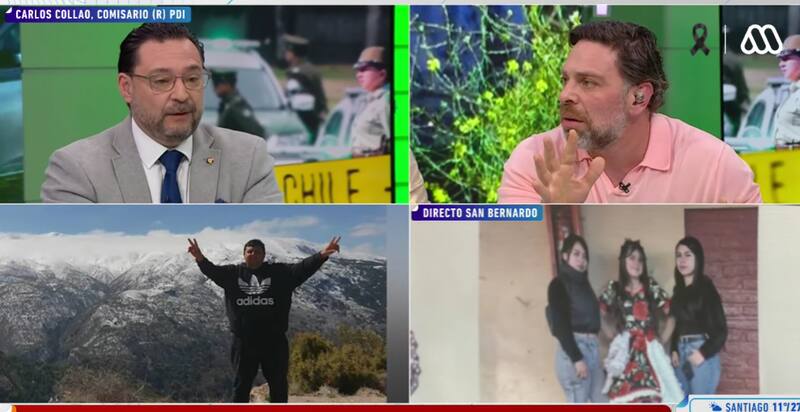 El periodista debatió fuertemente con un ex PDI.