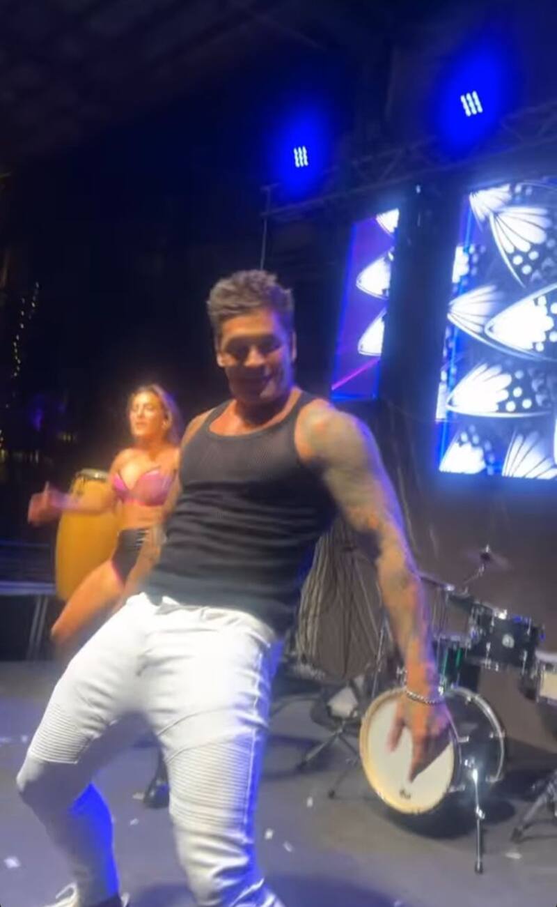 Thiago Cunha hizo bailar a todos al ritmo de Axé Bahía.