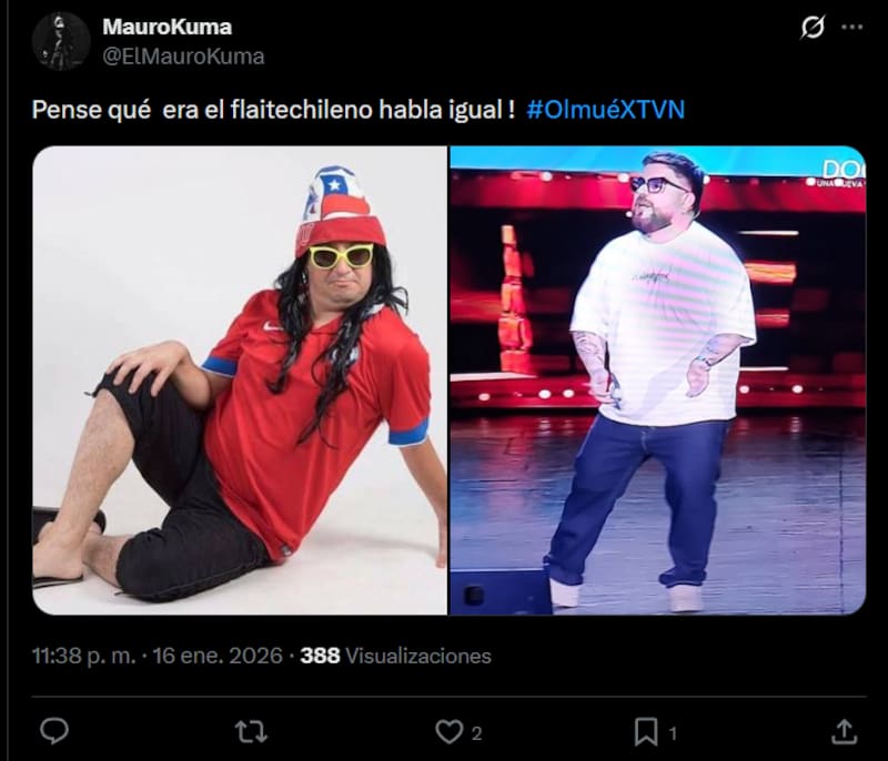 Memes y reacciones que dejó su rutina en Olmué 2026.