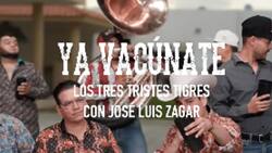 Parodian Los Tres Tristes Tigres éxito de Grupo Firme para invitar a la vacunación