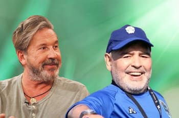 ¡Qué bonita amistad entre Ricardo Montaner y Maradona!