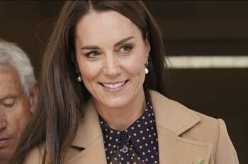 Kate Middleton le envía un mensaje oculto a Ucrania con su último look