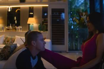 Salma Hayek da detalles del ardiente baile con Channing Tatum para "Magic Mike's Last Dance"