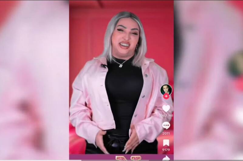 Cuando imitó a Naya Fácil.
Foto: Tik Tok @felipeparra.imitador