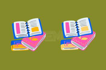 Test Visual: ¿Serás capaz de encontrar las 5 diferencias entre los libros?