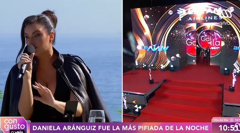 La reina de belleza se lanzó contra Daniela Aránguiz.