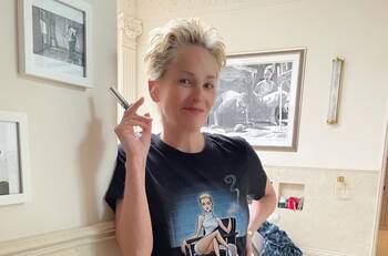 Sharon Stone revela que le encontraron un "tumor fibroide" en el cuerpo