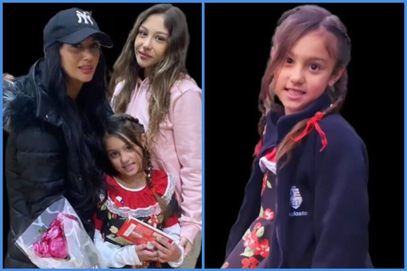 Pamela Díaz y toda la familia