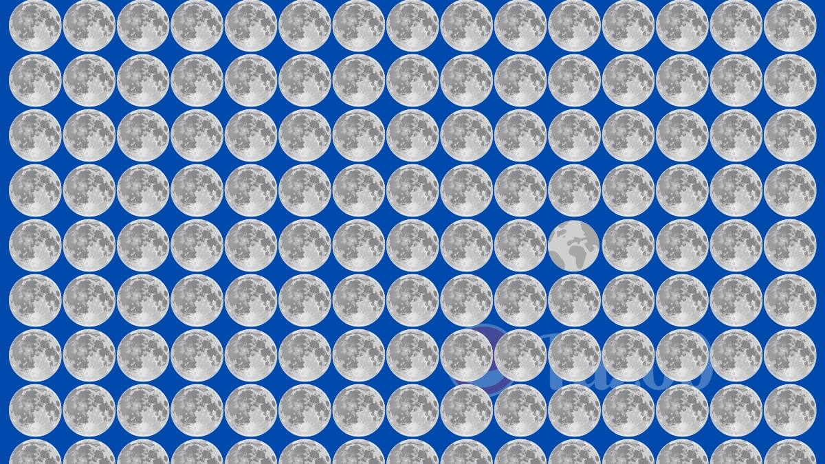 Test Visual: ¿Puedes encontrar al planeta Tierra infiltrado entre las lunas?