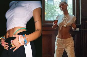 La ropa interior por fuera regresa: Bella Hadid, Dua Lipa y más ya los están usando