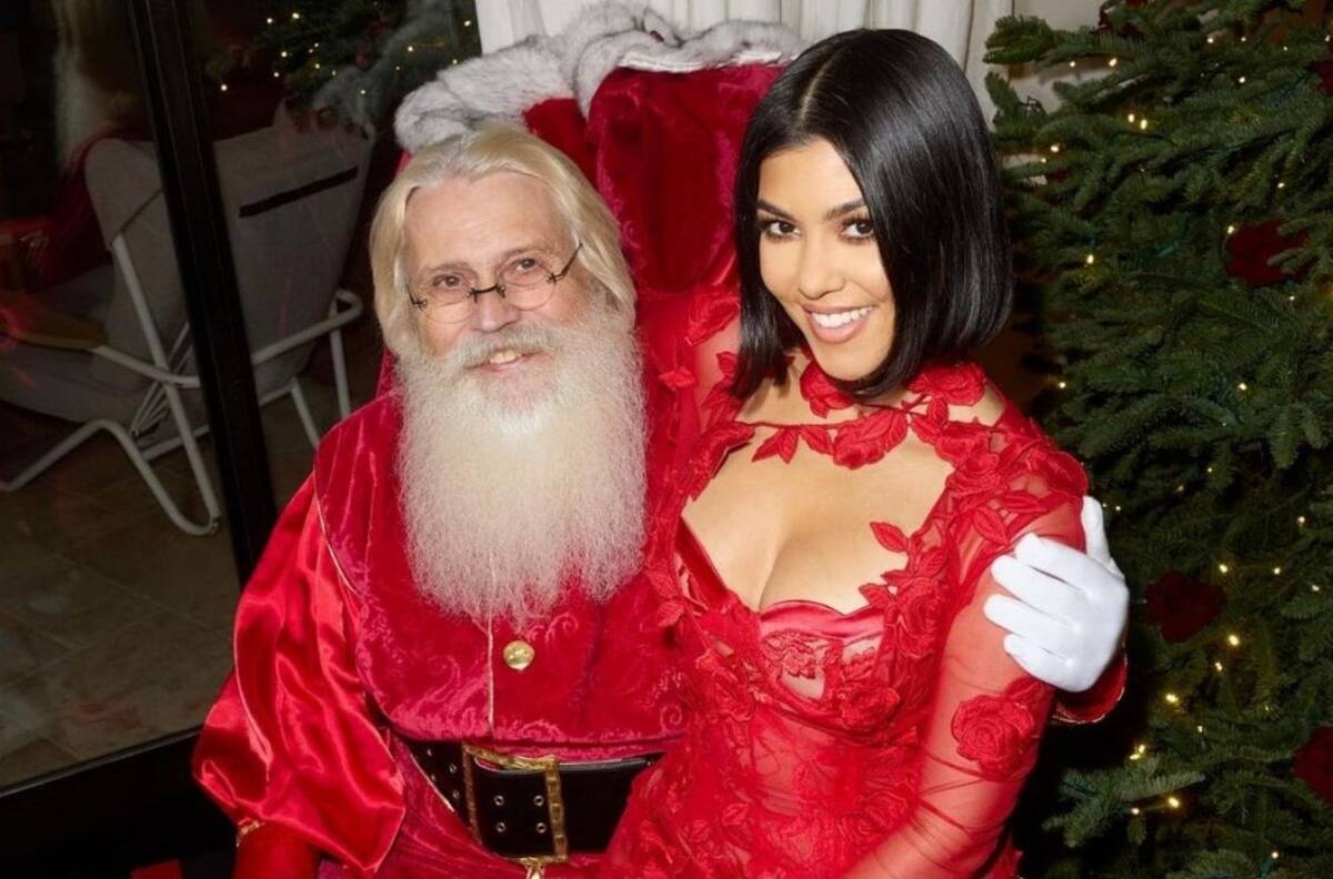 Kourtney Kardashian y Travis Barker pasaron juntos su primera Navidad con sus hijos