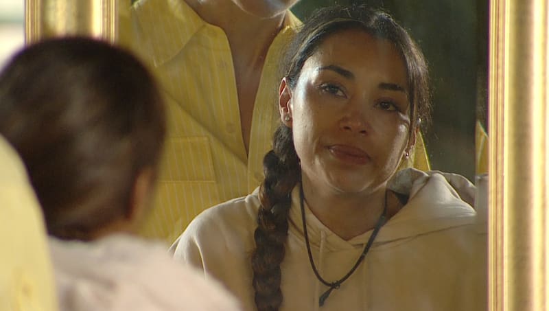 Se quebró durante el programa. Foto: Mega