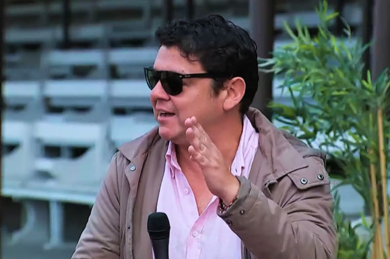Productor de la Gala de Viña 2026, que confirmó la ausencia de Américo. Foto: @megaoficial en YouTube.