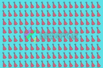 Test Visual: ¿Eres capaz de ver el gorro de cumpleaños diferente en solo 5 segundos?