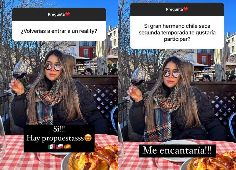 Chama reveló que ha recibido ofertas de nuevos realities.