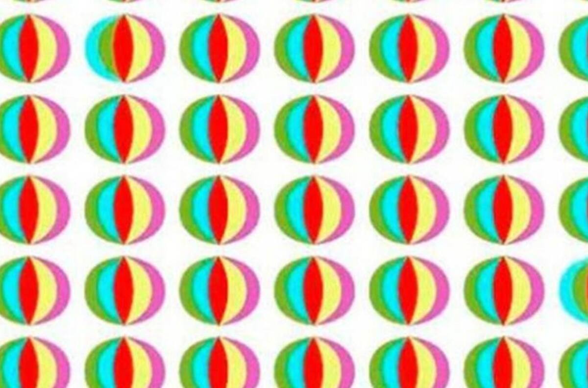 Acertijo visual: Localiza las 5 pelotas diferentes en tan sólo 20 segundos