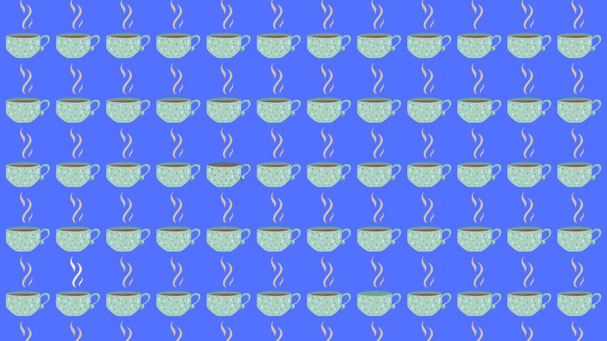 En este test visual hay muchas tazas pero cuatro de ellas son diferentes al resto.